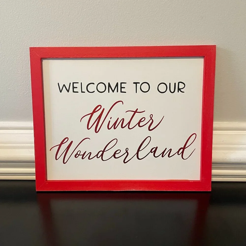 5 for $20: Target Christmas/Holiday wall decor sign